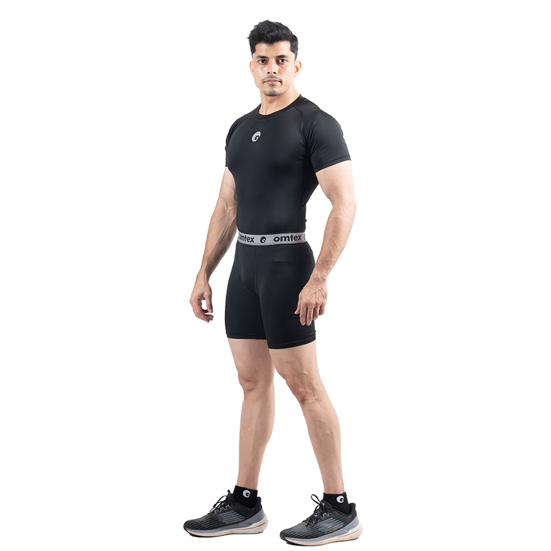 Omtex Core Compression Shorts Black