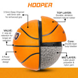 Synco Hooper series Men's Basketball (Size-7) Orange