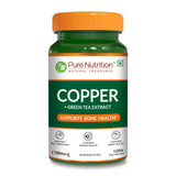 Copper Gluconate Capsules 120 Count  Immunity, Iron & Antioxidant Support - Nutrition by Pure Nutrition