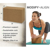 WOD ARMOUR | Cork Yoga block | KIBI SPORTS