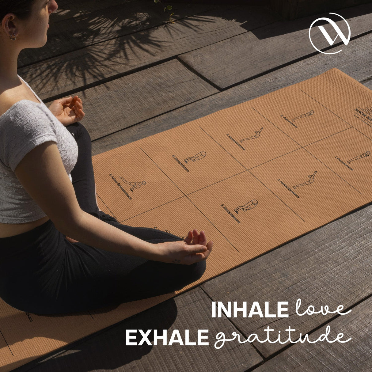 Foldable Cork & Natural Rubber Yoga Mat - 2MM