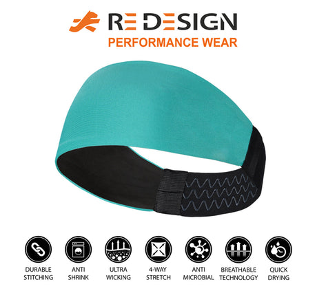 Sports Headband For Men and Women (Coral Green)