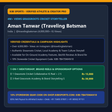 Creator Storefront: Aman Tanwar (@travelingbatsman 4M+ Views) — Grassroots Cricket Storytelling & Brand Collabs