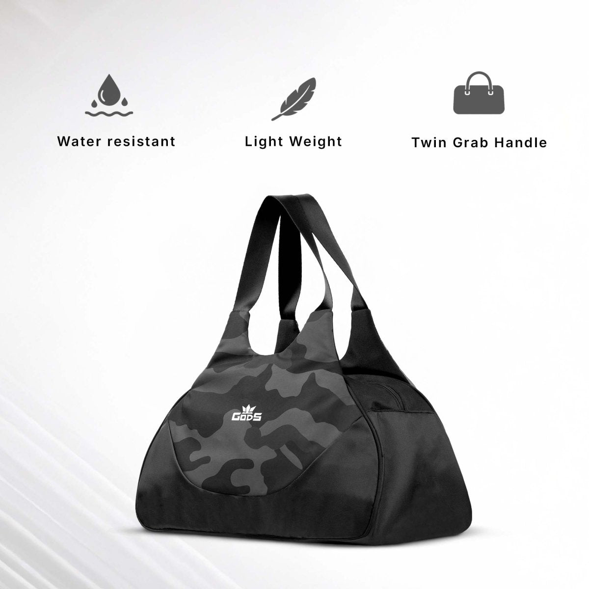 Creed Crypto Black camouflage – Duffle Bag Built for Power, Performance & Durability