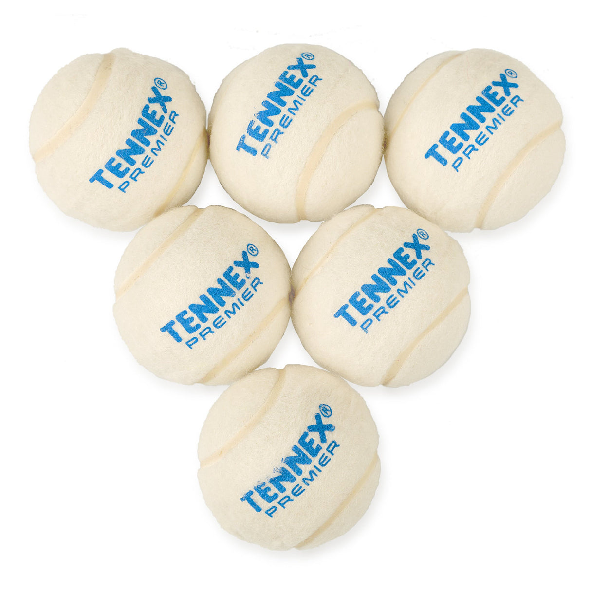Cricket Tennis Ball Premier Light Weight (Pack of 6) - Turf / Box Cricket Underarm