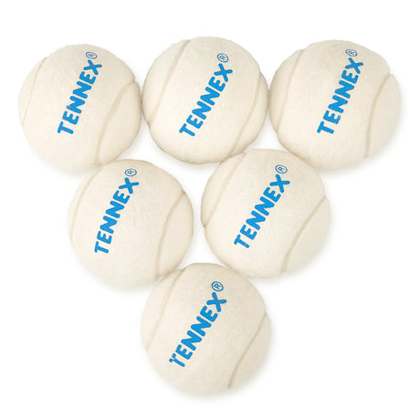 Cricket Tennis Ball Soft/Light Weight (Pack of 6) - Underarm Bowling