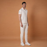 Cricket White Test T Shirt Half Sleeve - JR