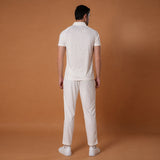 Cricket White Test T Shirt Half Sleeve - SR