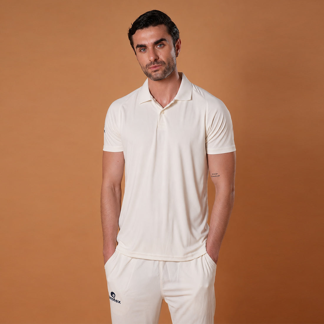 Cricket White Test T Shirt Half Sleeve - SR