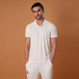 Cricket White Test T Shirt Half Sleeve - JR