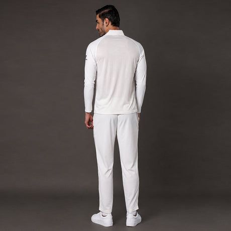 Cricket White Test T-Shirt Full Sleeve - SR | Omtex