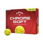Callaway Chrome Soft 360 Triple Track Golf Balls - Yellow