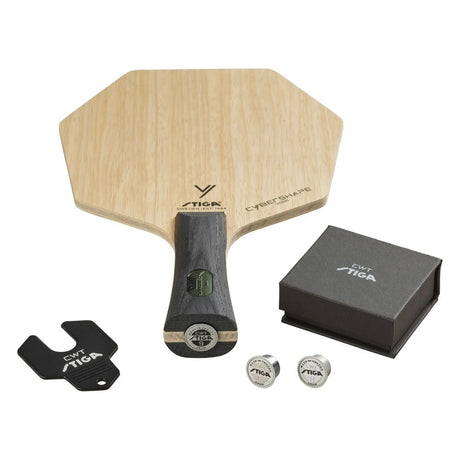Cosco STIGA Cybershape Wood CWT Tennis Bat - Cosco Table Tennis Equipment