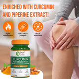 Curcumin Turmeric Extract 1200mg | 95% Curcuminoids & Piperine | 60 Tablets