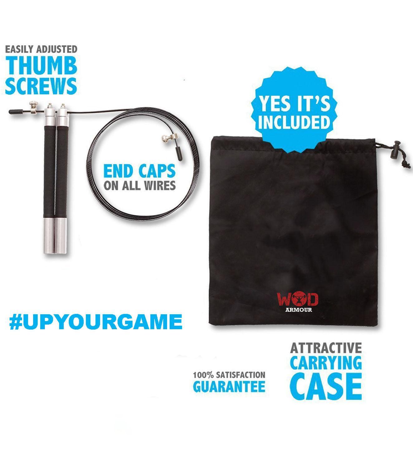 Cyclone speed rope 2.0 Wod Armour | Kibi Sports – KIBI SPORTS