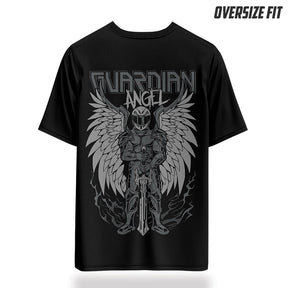 Guardian Angle Oversize T-Shirt | Black