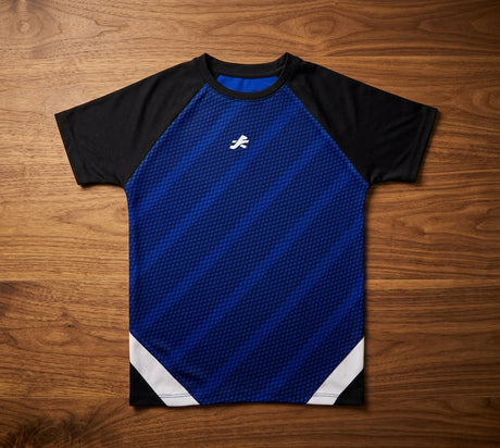 Redesign Boys Perfomance Tshirt (Dark Blue) | Kids | KIBI Sports - bg-swap