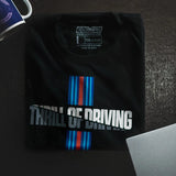 Thrill of Driving | T-Shirt | EVO India | Black