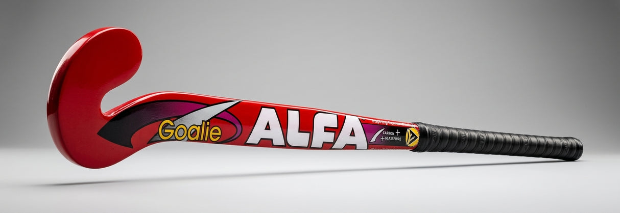 Alfa Goalie Stick 'U' Shape Goalie Hockey Stick - lifestyle