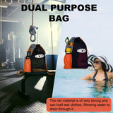 Joss Orange 9L|Sports Bag|Swimming Equipment Bags|Netball Bags|Dry Bags|Drawstring Bag for Shoes & Clothes|Sports Gear|Accessory Pocket |Gym Bag |Tuition Bag|1 Bottle Holder