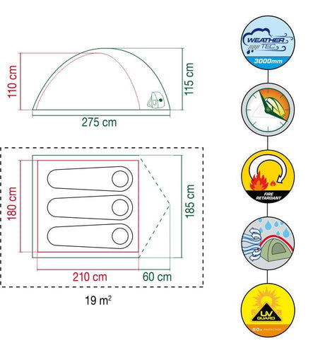 COLEMAN Darwin 3 Tent
