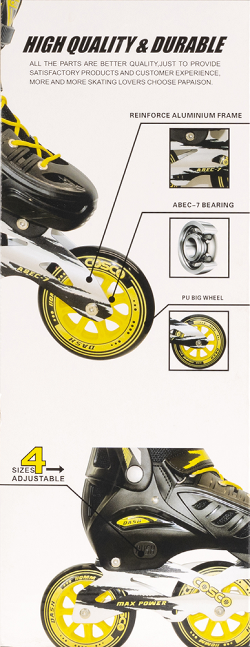Cosco Inline Skates DASH S|M|L|XL - Cosco Skating Equipment