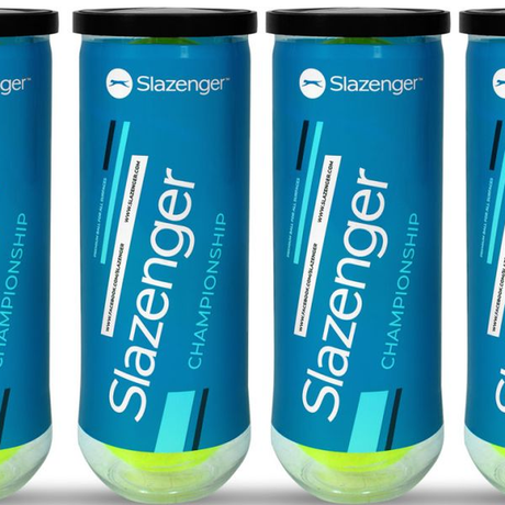 SLAZENGER Championship Tennis Ball Dozen (12 Balls) | Kibi Sports - crop-closeup