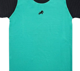 ReDesign Boys Perfomance Tshirt (Block Green) | Kids | KIBI Sports - crop-closeup