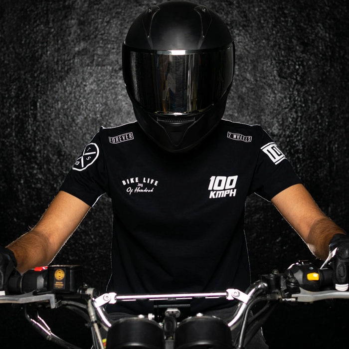 Hundred Patches | T-Shirt | Black | KIBI SPORTS