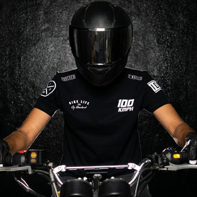 Hundred Patches | T-Shirt | Black | KIBI SPORTS