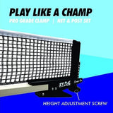 STAG GLOBAL Snap On  Table Tennis Net – Durable Cotton Net  Easy Setup & Strong Grip I.T.T.F Approved