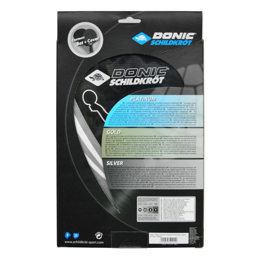 DONIC Legends Silver Bat