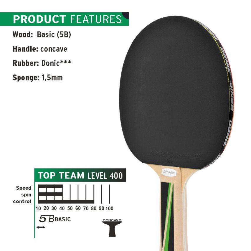 DONIC Top Team 400 Player Set