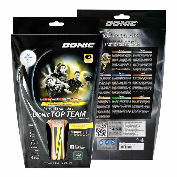 DONIC Top Team 500 Player Set