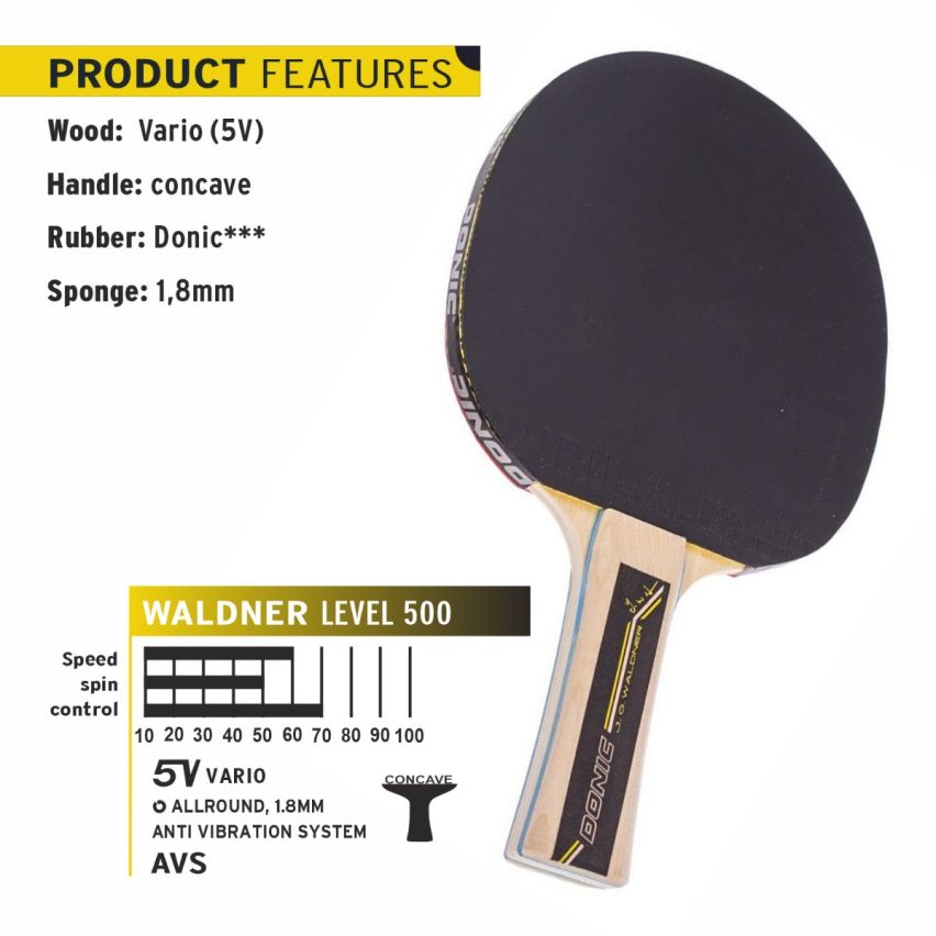 DONIC Waldner 500 Bat