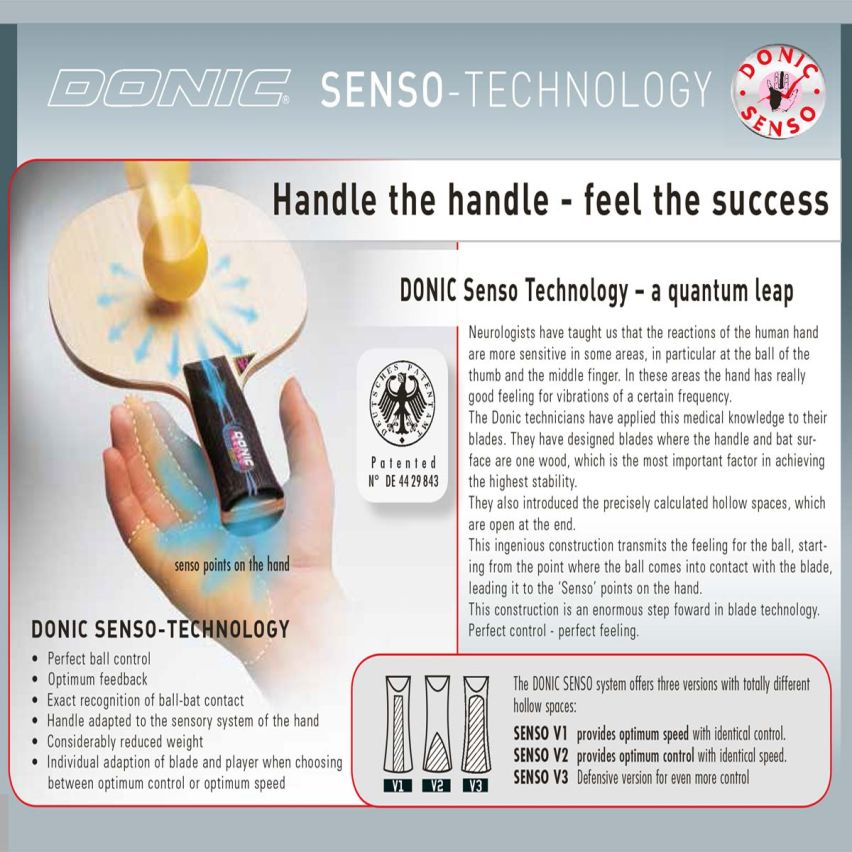 Donic Waldner Ultra Senso Carbon Blade