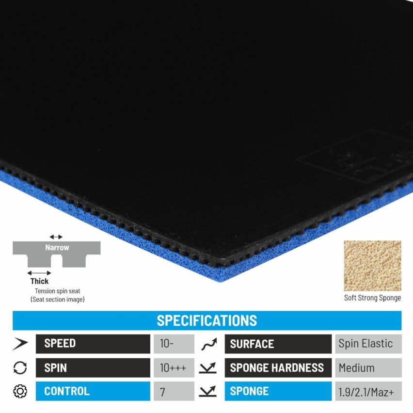 Donic Bluestorm Z2 Rubber