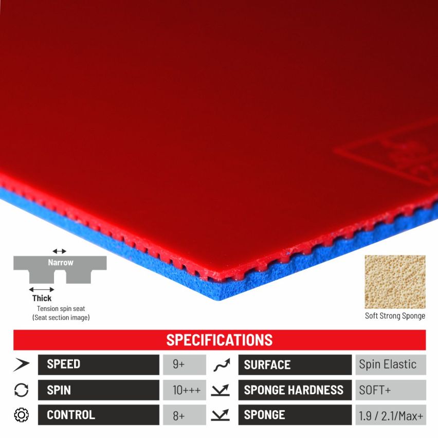 Donic Blue Storm Z3 Rubber