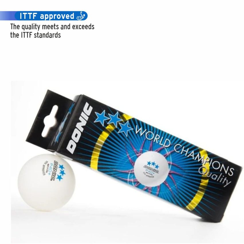 Donic P40+ 3* Ball (Pack of 12)