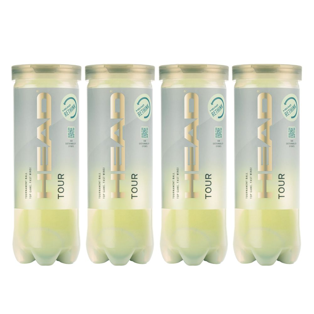 Head Tour Tennis Ball Dozen (12 Balls)