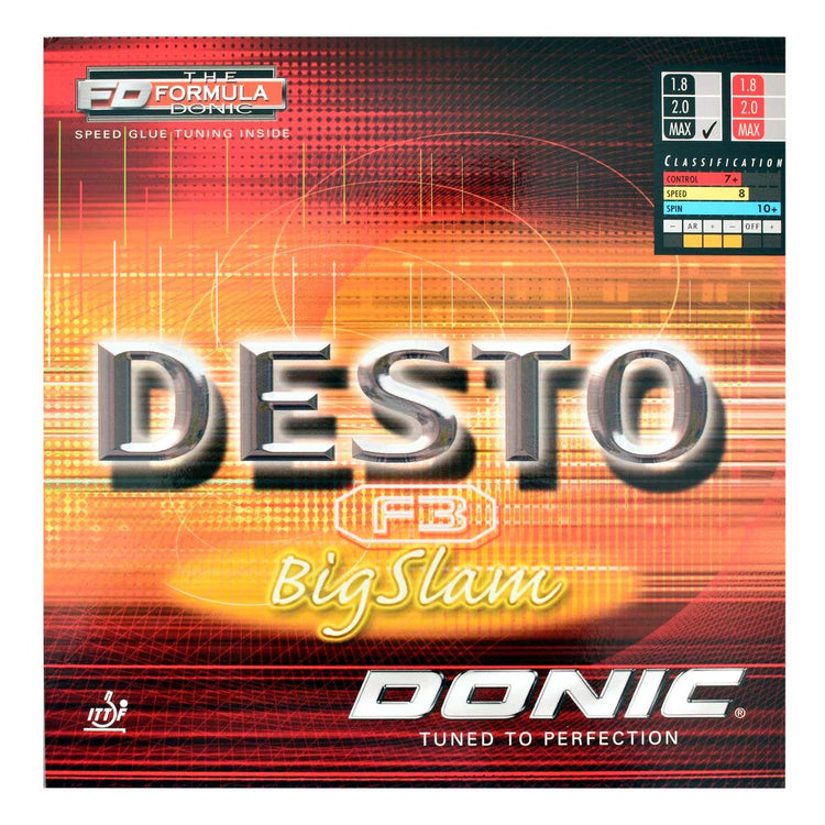 Donic Desto F3 Big Slam Rubber