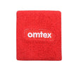 Omtex Wrist Sweat Band Red (3 inch)