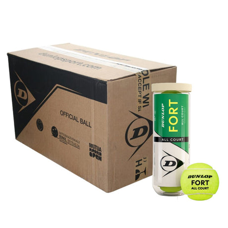 DUNLOP Fort All Court Tennis Ball Carton (72 Balls) | Noah Sports
