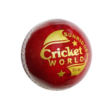 SS CR. WORLD 4 Pcs. cricket ball (Pack of 6) | KIBI Sports - crop-closeup