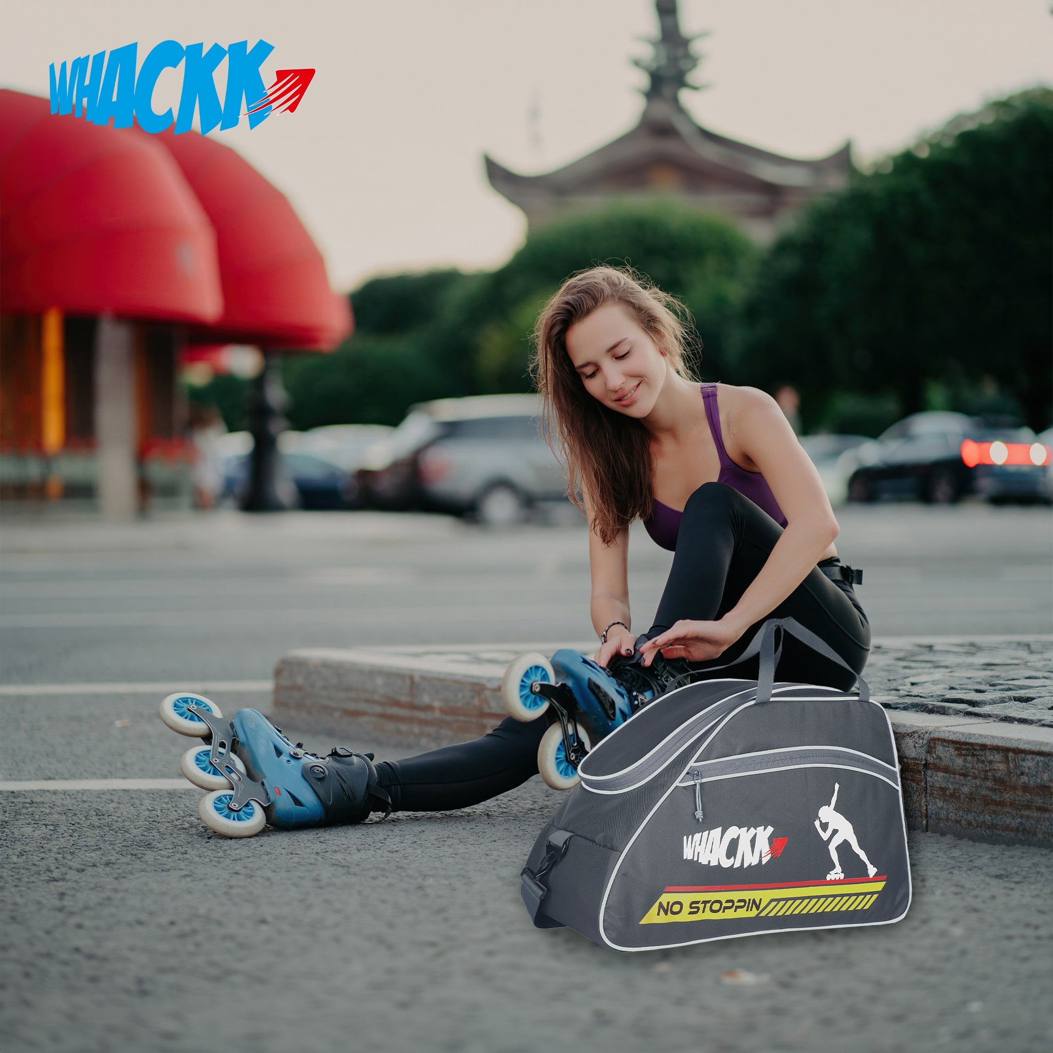 Roller Skating Kit Bag 36L Black