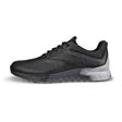 ECCO Men’s S-Three XW Spikeless Golf Shoes - Black/Concrete/Black
