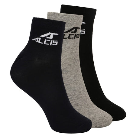 Alcis Men Pack of 3 Ankle Length Socks | Alcis