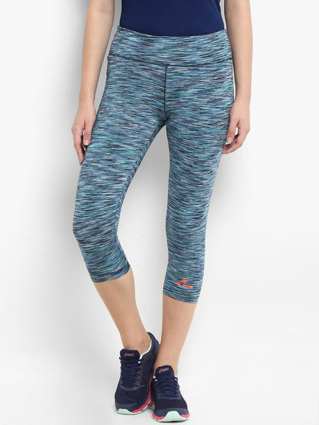 Alcis Women Solid Blue Tights | Alcis