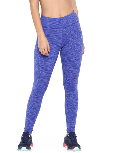 Alcis Women Blue Solid Ankle-Length Leggings | Alcis
