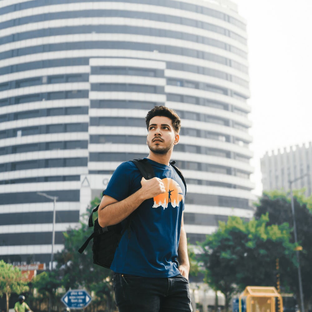 Eureka Men's Blue Tshirt - Gods Exclusive Collection